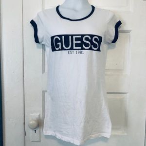3/$30 Guess bejeweled logo tee size large L